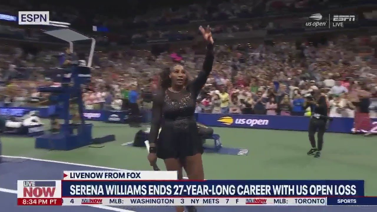 You got me here Serena thanks fans and family in emotional interview after U.S