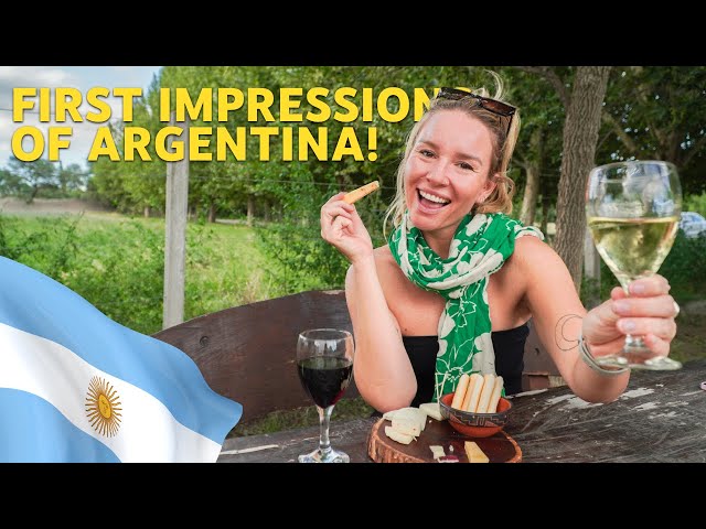 Travel vlog - Road Trip Argentinas Northern Wine Region (stunning landscapes!)