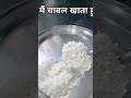 मैं चावल खाता हूं#ytshorts