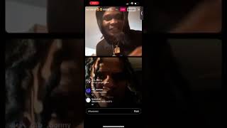 Yus gz and Sha gz On IG Live With Cblu In Heated Argument