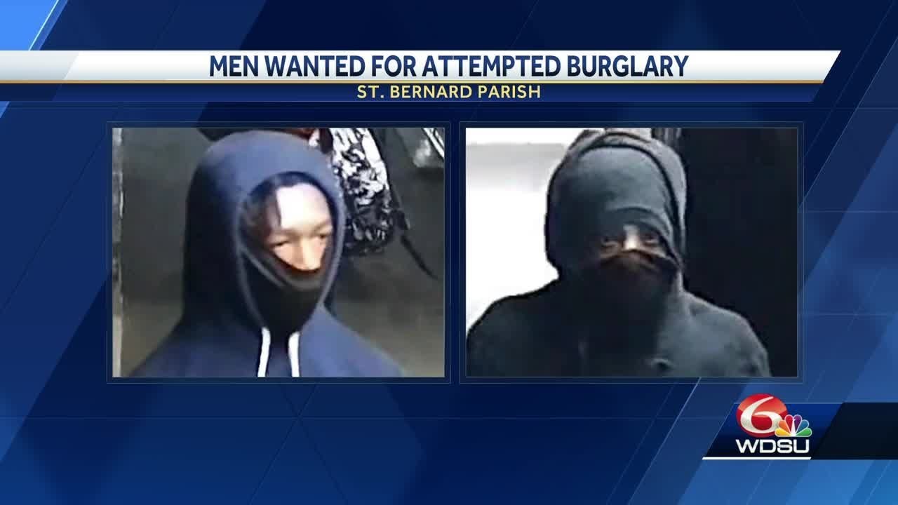 Men wanted for attempted burglary in Chalmette - YouTube