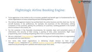 Airline Booking Engine | FlightsLogic