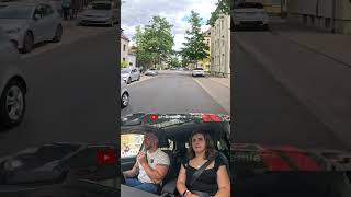 Hindernis auf unserer Seite 🤓 #shorts #führerschein #fahrschule #fahrprüfung #dashcam