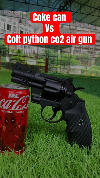 Colt python 357 co2 air revolver vs coke can #shootingtest # ...