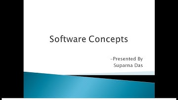 Computer Science - Chapter 2 Software Concept