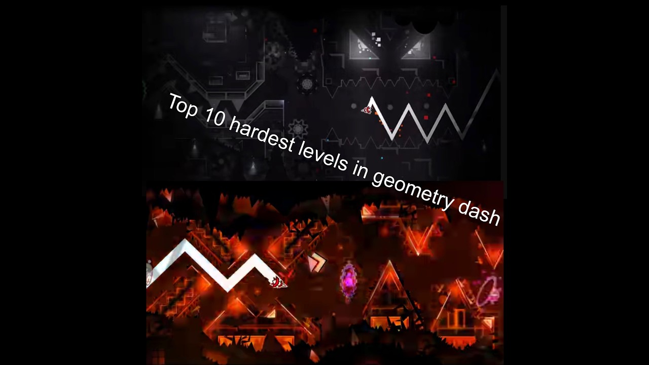 Top 20 hardest levels in geometry dash #geometrydash #gd - YouTube