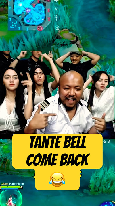 TANTE BELL RUSUH PARTY KETUA ‼️😂 #pascolkintil #mlbb #mobilelegends #ketuanagahitam