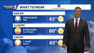 What to Wear Forecast: Warmer weather moves back in