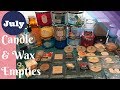 Candle & Wax Empties|July 2017|Bath & Body Works, Yankee, Destination WAX, Super Tarts...