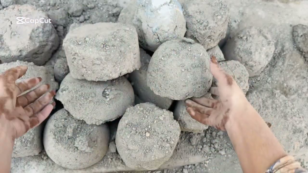 Gritty texture dry floor crumbling satisfying crispy texture 🔥