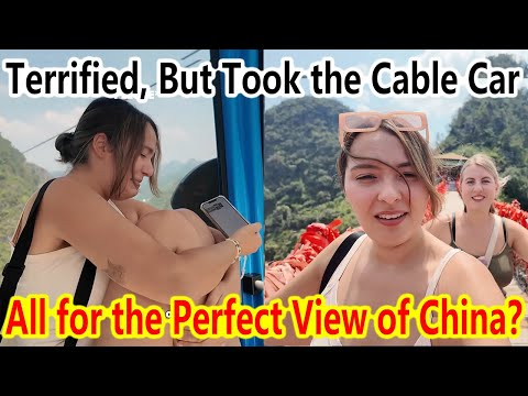 Terrified of Heights… But I Rode a Suspended Cable Car in China for the Perfect Shot!