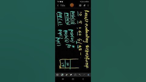 GATE QUESTION ON STACK