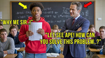 Calculus Teacher Gave Black Student a Complex Trap Problem — But He Created a New Solution Method
