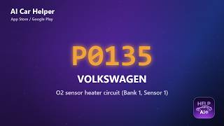 Volkswagen P0135 Error Code Explained | O2 sensor heater circuit