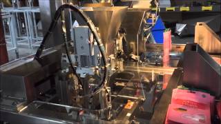 Actionpac Multi109 with Dual Pouch Filling Machine & bio inert elevator | packaging kitten treats