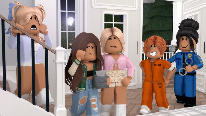 My Toddlers First SLEEPOVER! *DRAMALEONARDS SISTER WAS INVITED?* VOICES!  Roblox Bloxburg Roleplay 