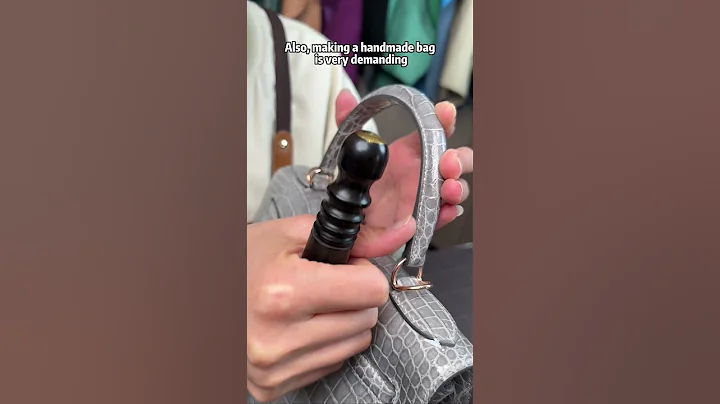 Luxury Grey Rare Leather Handmade Bag in your favorite color. How do you like it?🥰 #handcrafted #bag