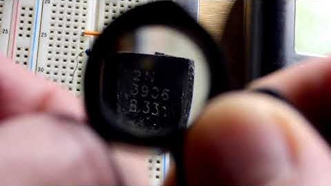Light Dependent Resistor LDR amplified with a PNP Bipolar Junction Transistor BJT 2N3906