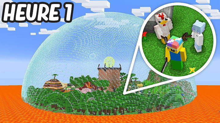 J'ai enfermé 100 JOUEURS dans un DÔME sur Minecraft..