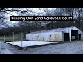 Building A Sand Beach Volleyball Court In Your Backyard