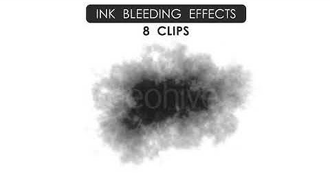 Ink Bleed Effects - 8 Clips | Motion Graphics - Envato elements