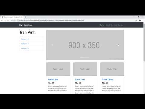 Start Bootstrap Template