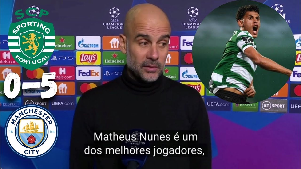 Guardiola: «Atualmente, o Matheus Nunes é um dos melhores jogadores do Mundo»  