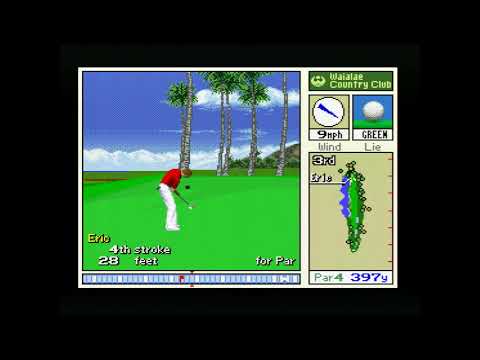 True Golf Classics: Waialae Country Club Gameplay (SNES) 1080p HD