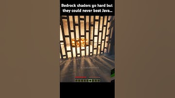 Bedrock shaders go hard but they could never beat this.... 🗣️🗣️  #minecraft #gaming #memes