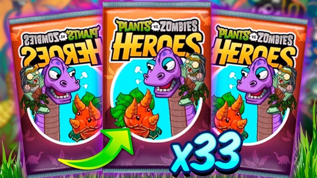 ABRIENDO 33 SOBRES *FÓSILES COLOSALES*, NUEVAS LEGENDARIAS - PvZ Heroes slime expo