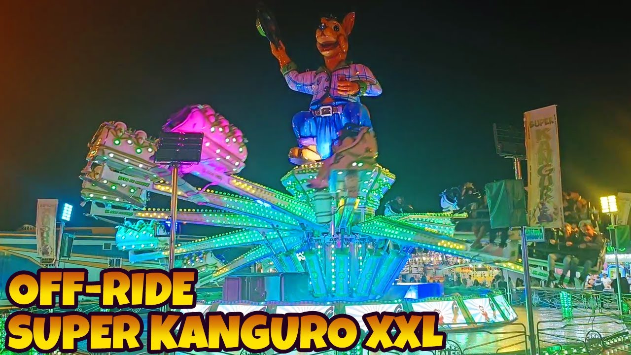 🎢🎡🎠SUPER KANGURO XXL 🌙"NOCHE" (OFF RIDE) - FERIA DE LOGROÑO 2024 🍷🍇SAN MATEO