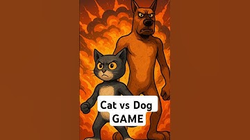 Cat vs Dog 💣🔥 | Strike day out  #devlog part4 #gamingshorts #funny  #3dgamedevelopment