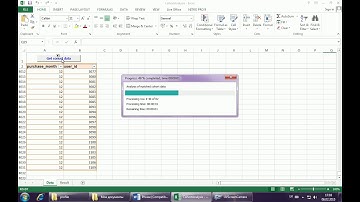Cohort analysis via Excel