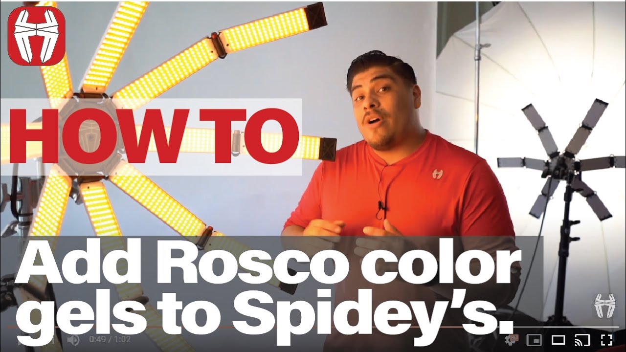 HOW TO Use Rosco Color Gels on a Redback or Mozzie. YouTube
