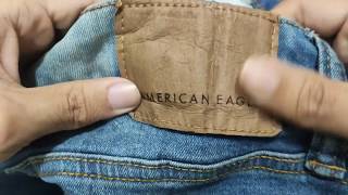 How to Identify American eagle Original Man's Denim Long Pant Made in  Bangladesh 🇧🇩♥️only for Export - YouTube