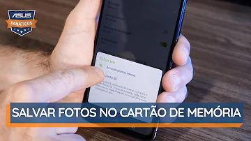 Como transferir fotos do armazenamento interno para o cartão SD?
