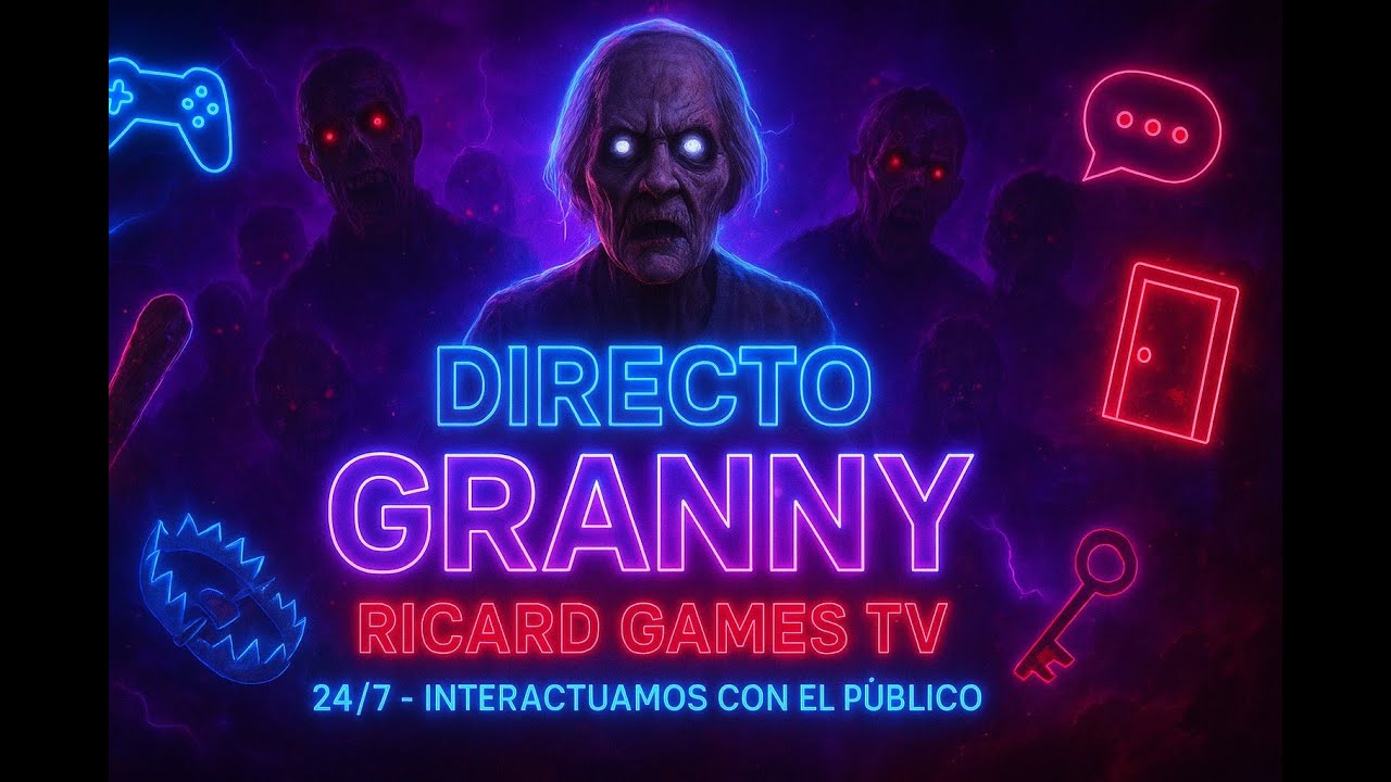 🔴 DIRECTO GRANNY 👵🎮 | Ricard Games TV 24/7 | Terror, sustos y diversión en español