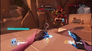 overwatch echo teabagged by roadhog