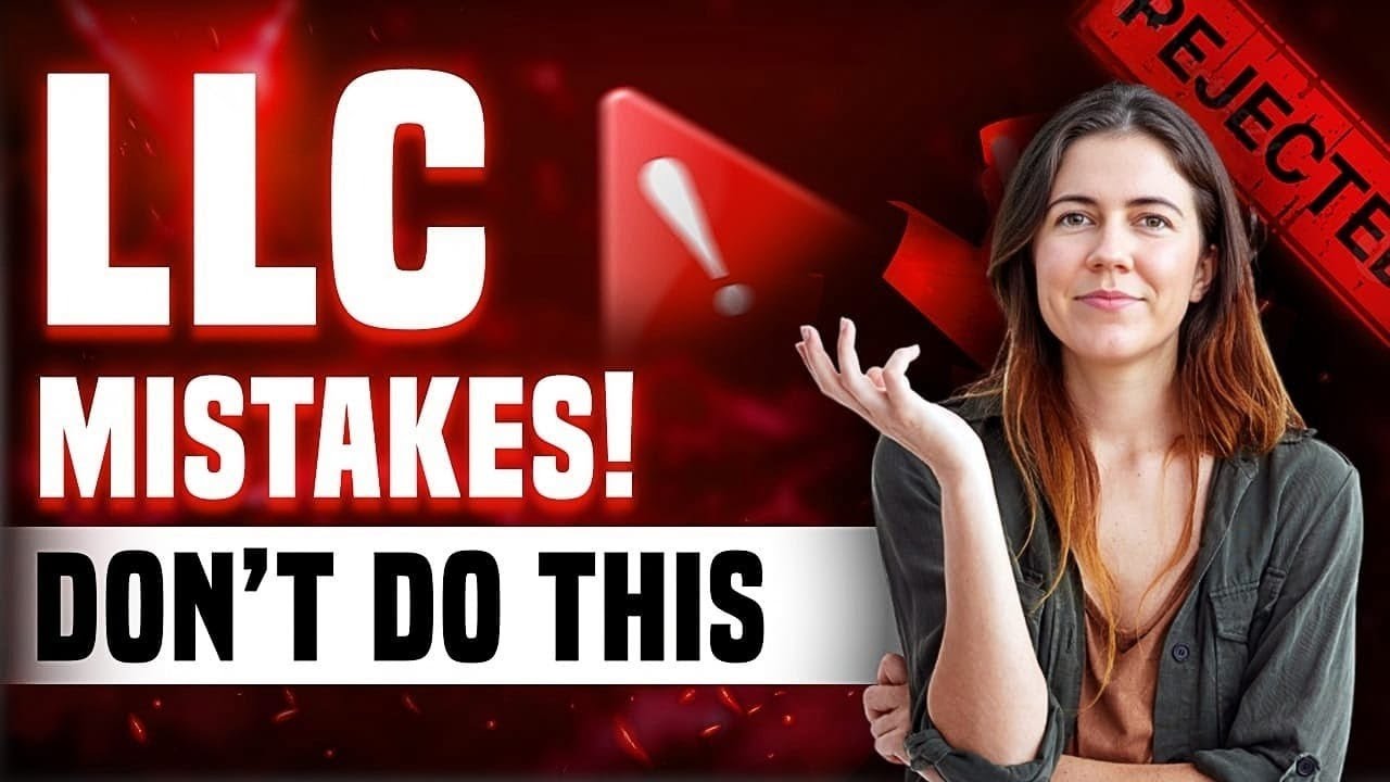 DO NOT Make These 6 Common LLC Mistakes! (For Beginners) - YouTube