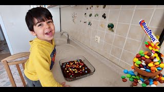 Bonibonlu Pasta Tarifi Çoçukların Çok Sevdiği Bonibonlu Pasta Yapıyoruz Eğlenceli Çoçuk Videoları
