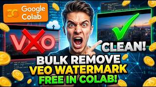 STOP cropping Logos! Remove Veo Watermarks in BULK (Free)- Educational purposes only .