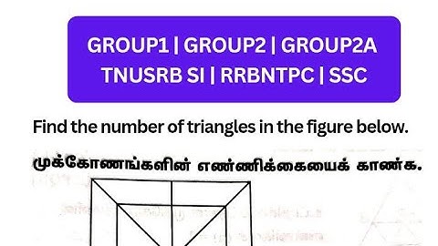 tnpsc group2 and 2a preparation | group1 last minutes revision | tnusrb si psychology | puzzles