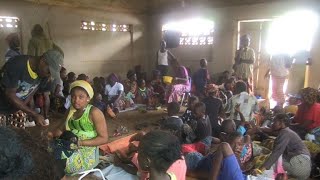 Victims of Sierra Leone floods take refuge in school