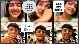 Sapna Malik Show Tattoo On Live with Dhruv Malik | SplitsvillaX3 Asking About Riya | Mtv roadies