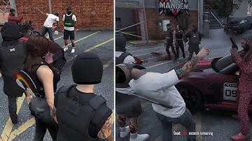 Mandem Kill Azteca while His Friend Watches | GTA RP NoPixel 3.0