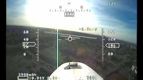 TwinStar II FPV - Testing AHI & Autopilot