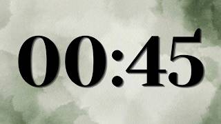45 Second Silent Countdown Timer with Alarm