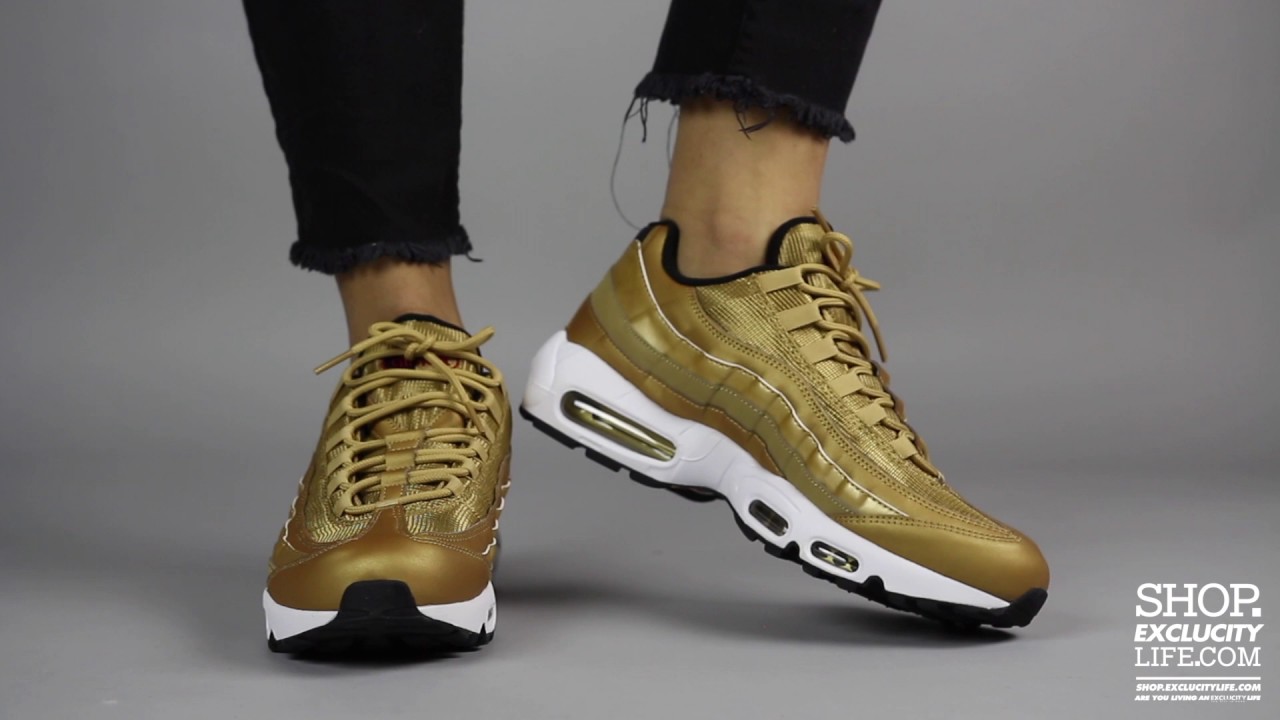 nike air max 95 gold