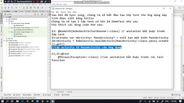 Unit testing Kotlin app with Robolectric