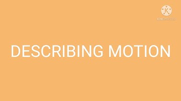 Radio Based Instruction - Science 7 - Describing Motion